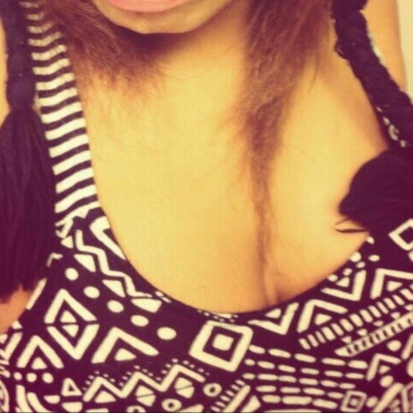 Aztec racer back crop top - Picture 4 of 4